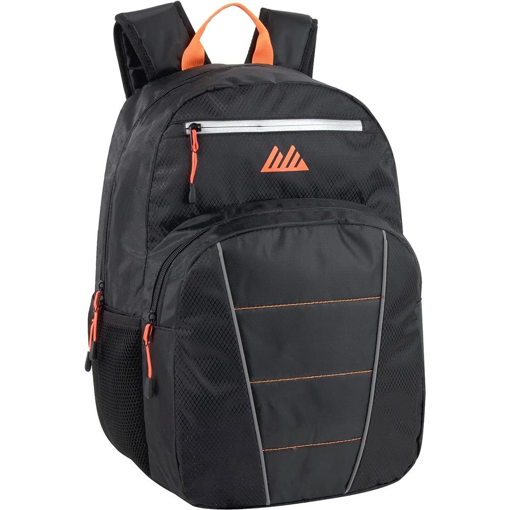 AD Sutton Summit Ridge Backpack With 17'' Laptop Pocket, Black