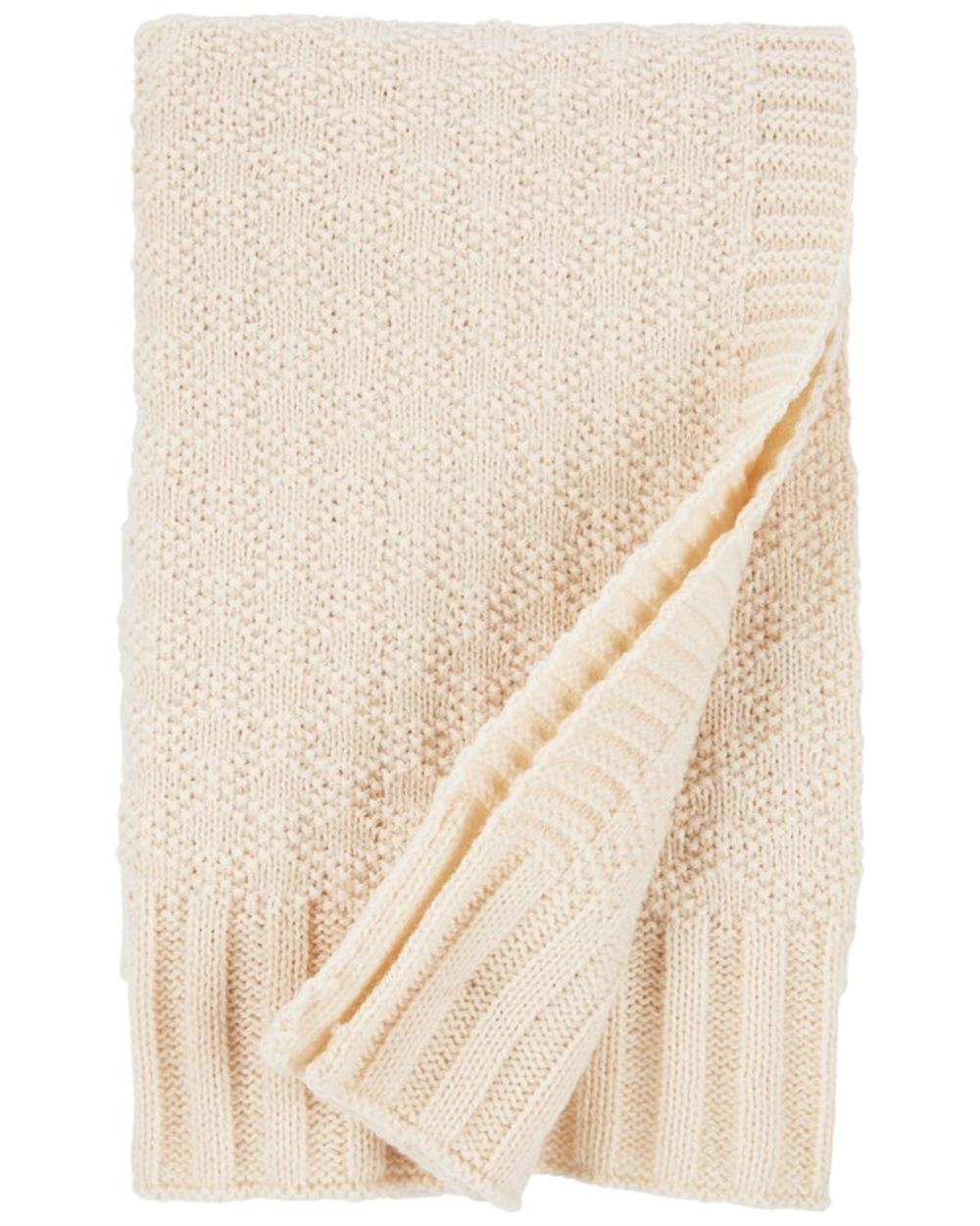 Carters Unisex Textured Knit Blanket