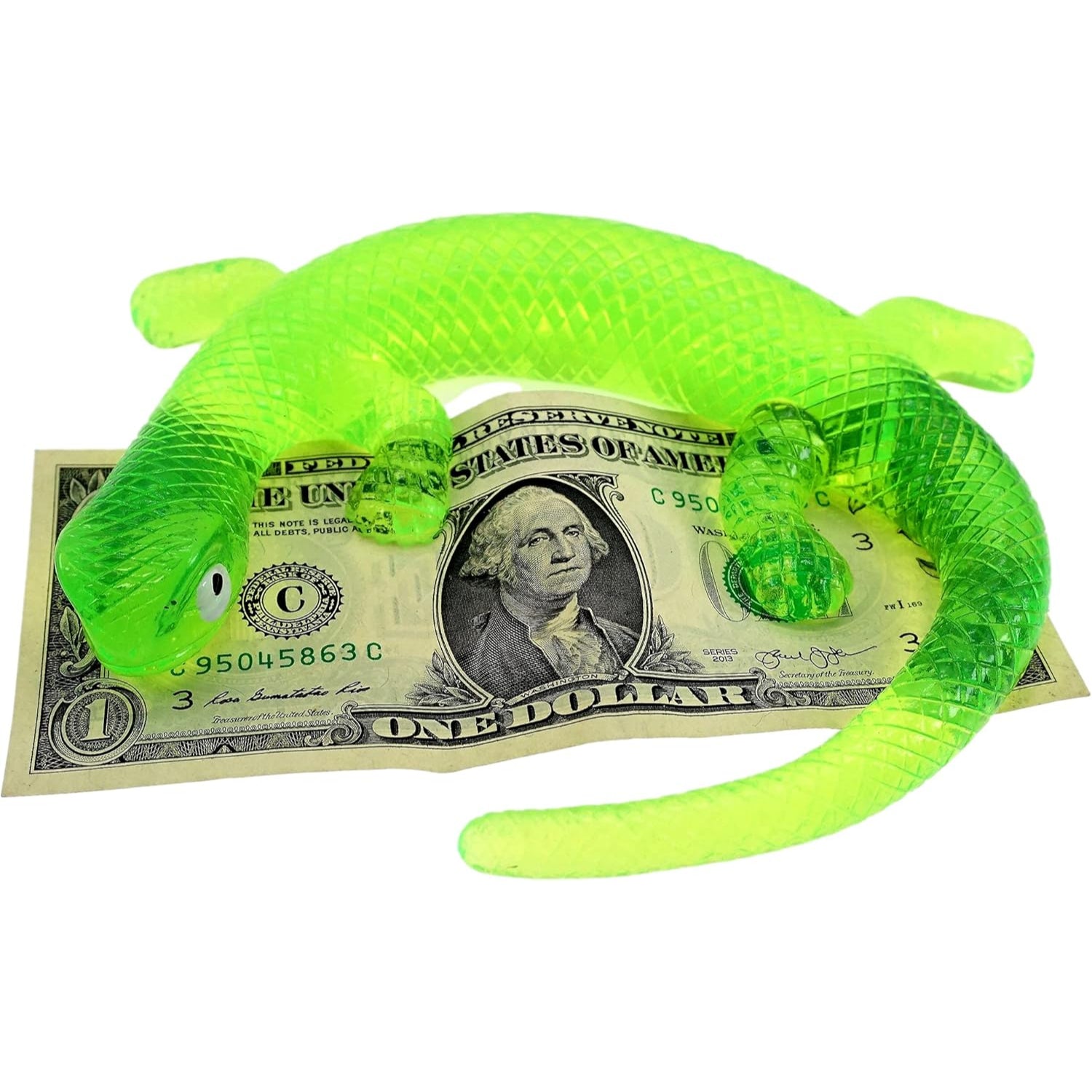 Ja-Ru Slimeez Big Stretchy Reptiles-Color may vary