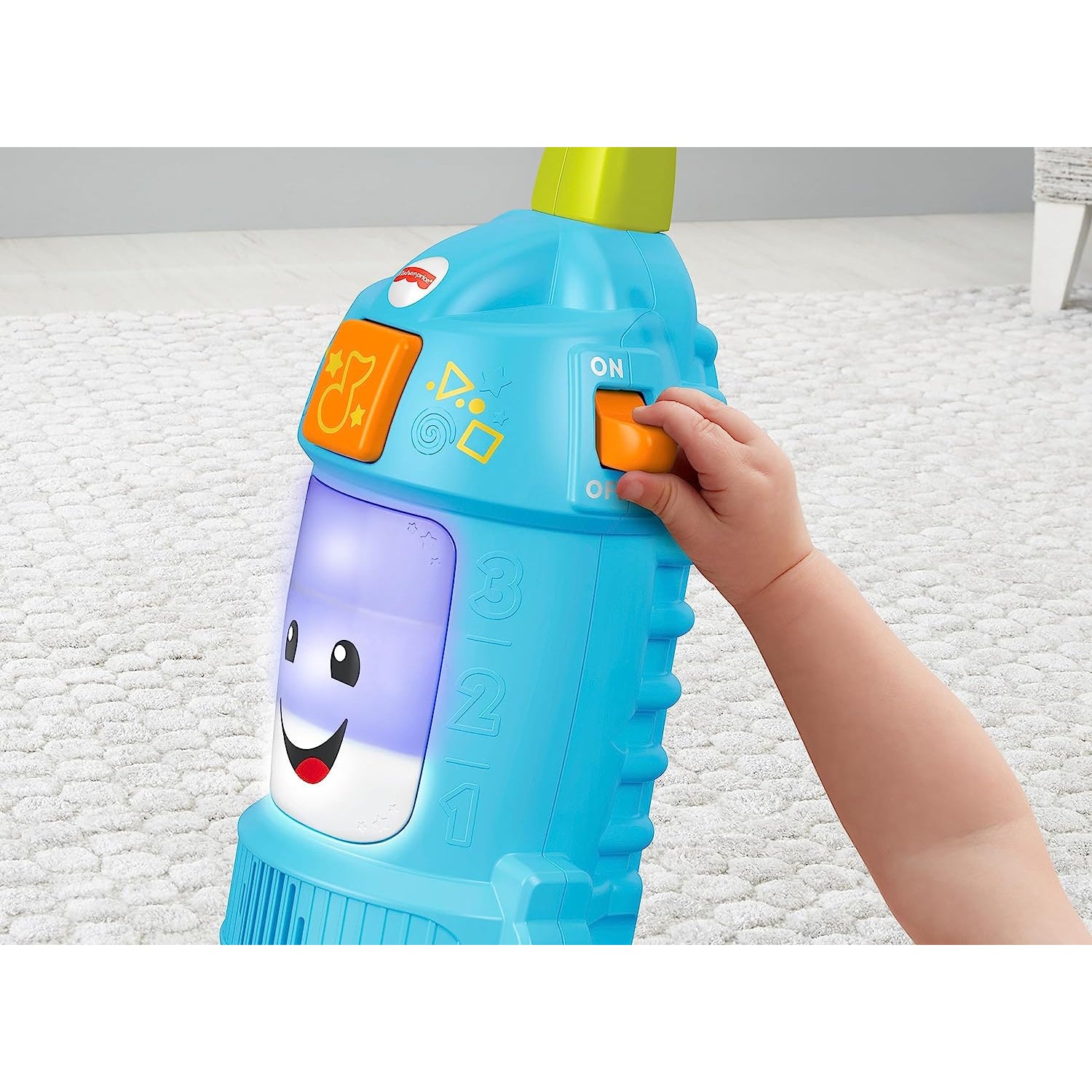 Fisher-Price Laugh & Learn Toddler Toy Light-Up Learning Vacuum Musical Push Along