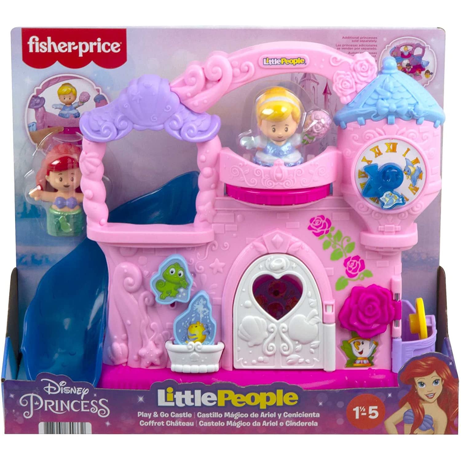 Fisher PriceDisney Princess Toddler Toy Little People Play & Go Castle