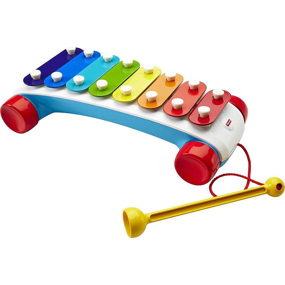 Fisher-Price Toddler Pull Toy, Classic Xylophone Pretend Musical Instrument