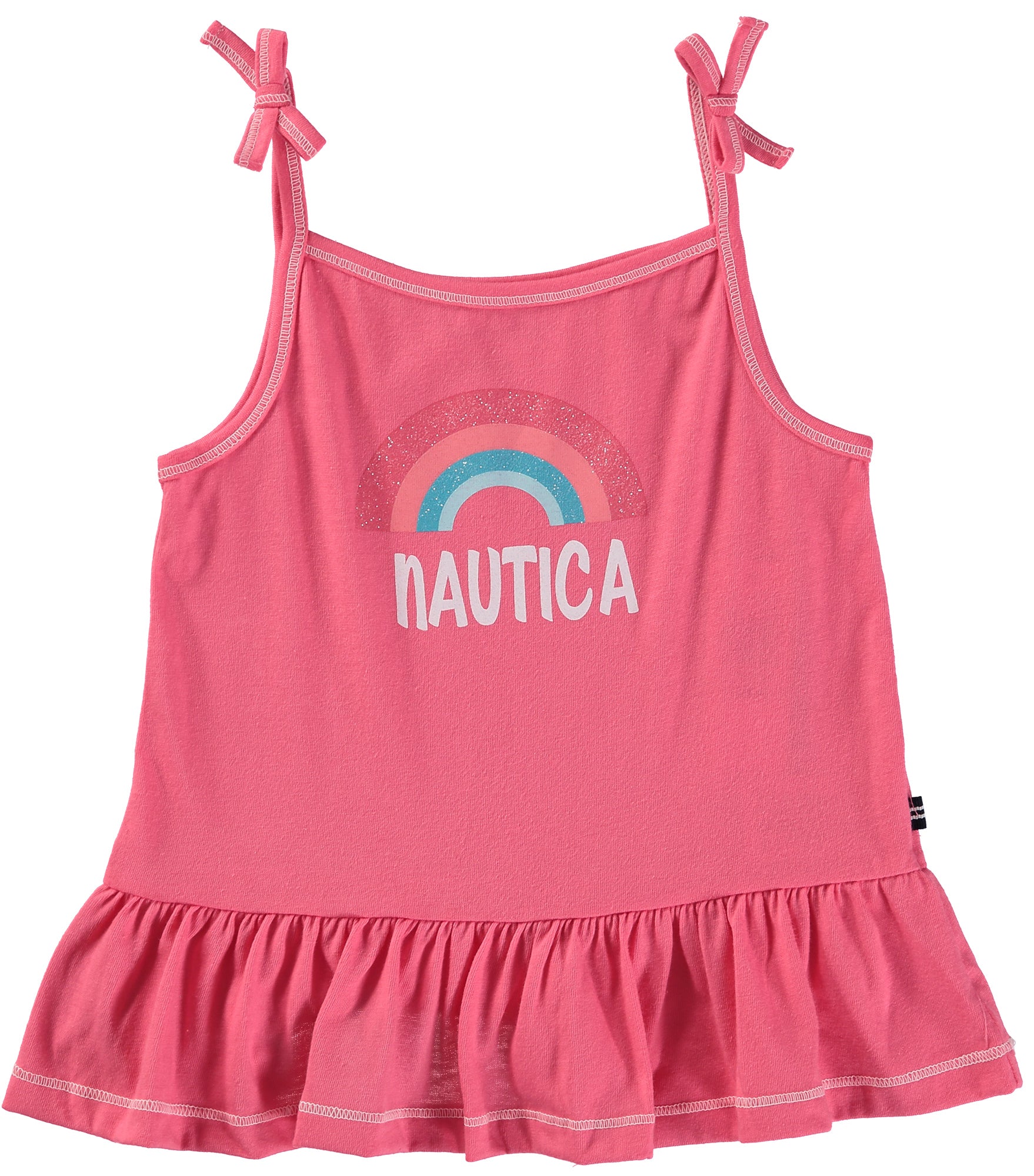 Nautica Girls 2T-4T Rainbow Tank Short Set