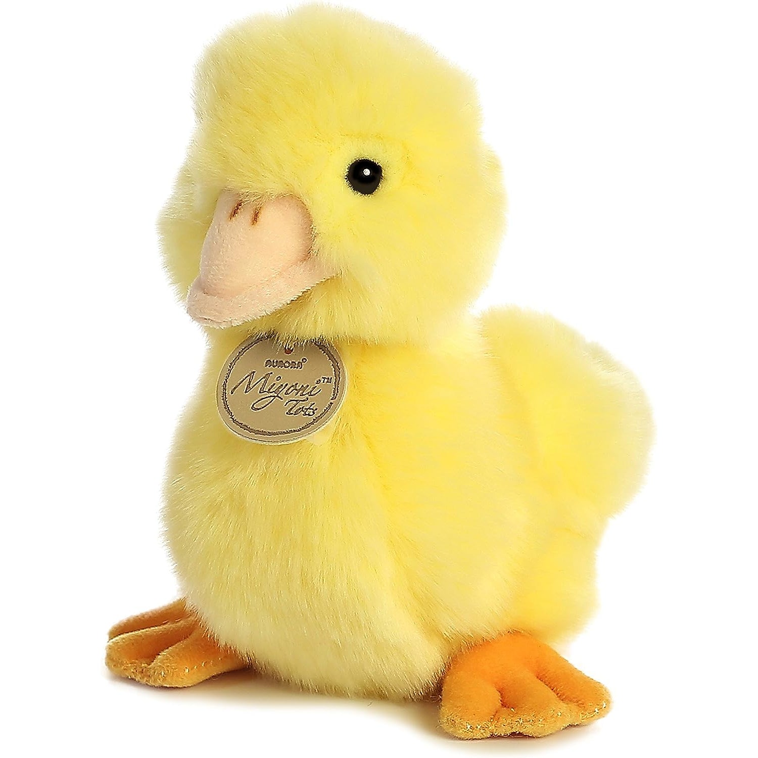 Aurora Adorable Miyoni Duckling Stuffed Animal - Lifelike Detail - Yellow 7.5 Inches