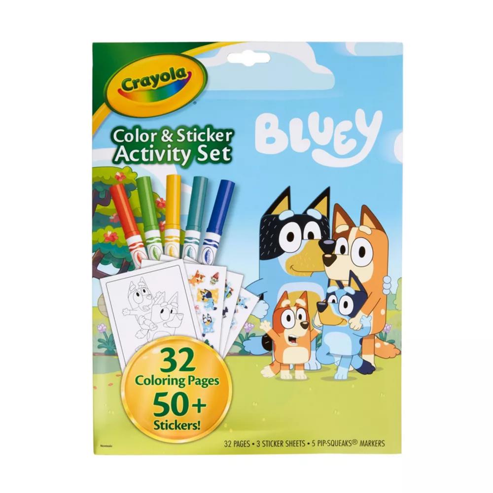 Crayola Bluey Color & Sticker Activity Set