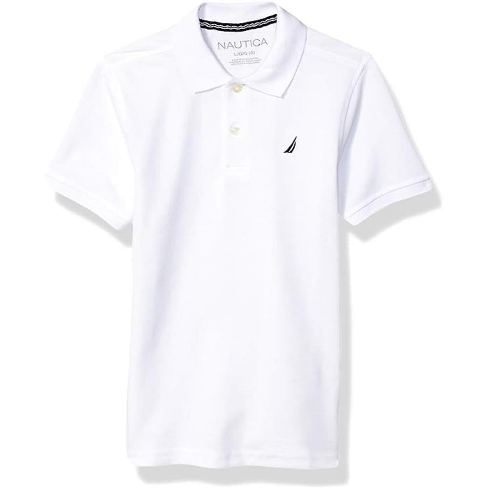 Nautica Boys 8-20 Short Sleeve Pique Polo Shirt