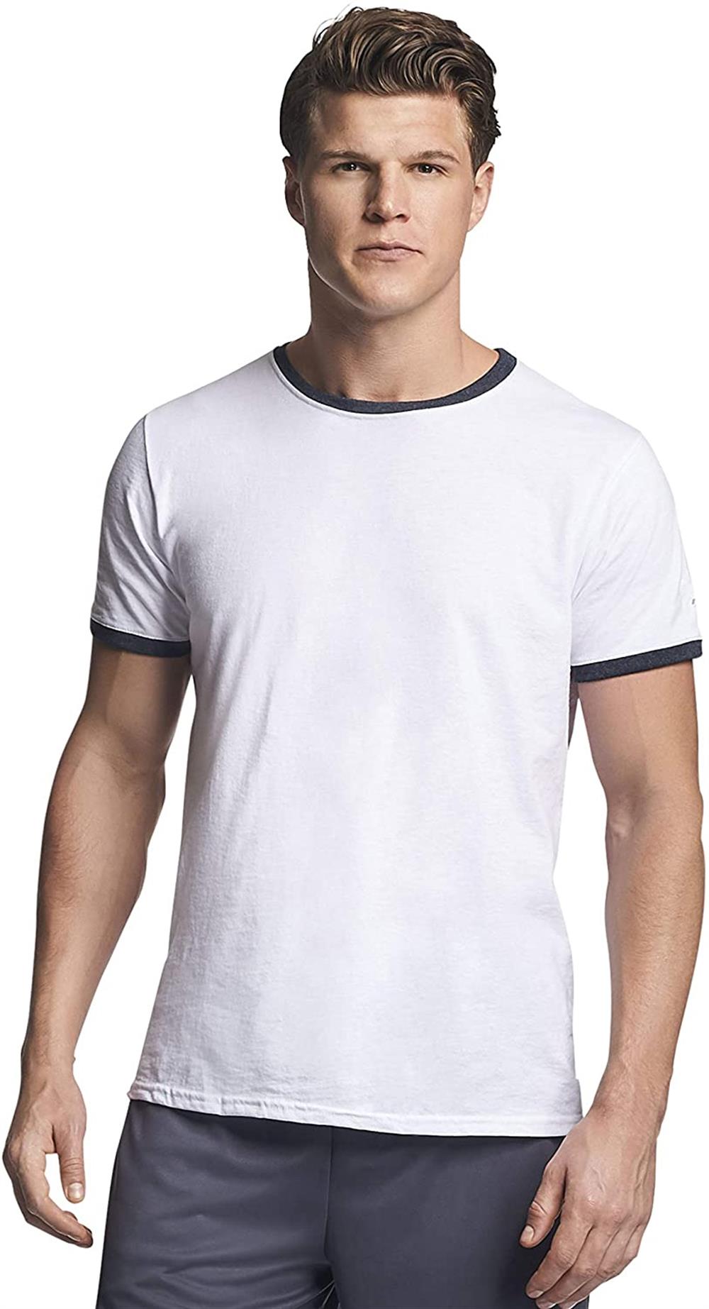 Russell Athletic Mens Performance Ringer T-Shirt