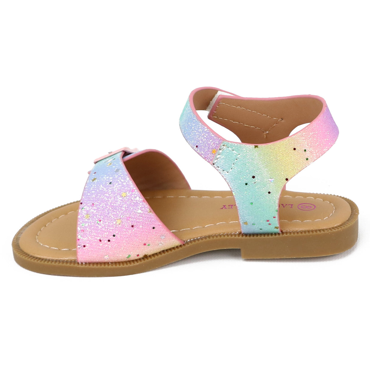 Laura Ashley Toddler Girls 5-10 Tie Dye Buckle Strap Sandal