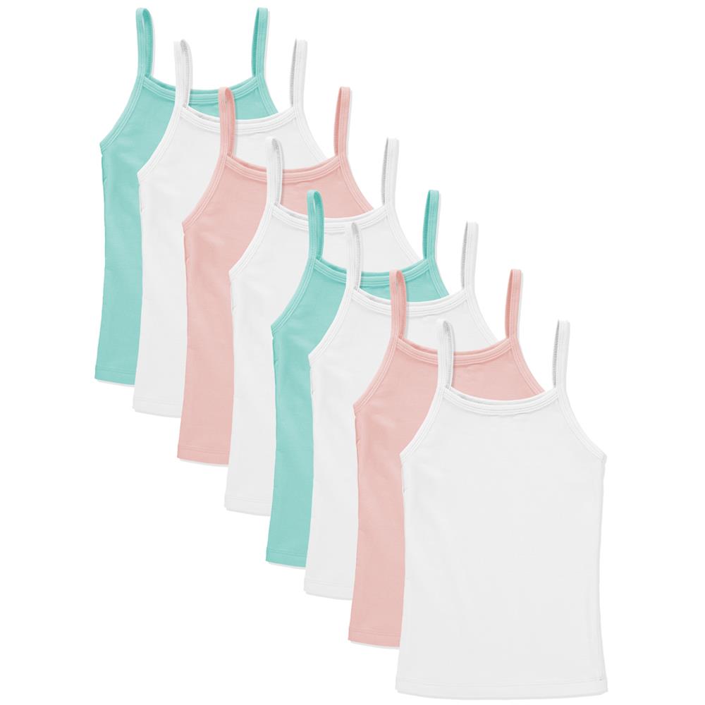 Cyndeelee Girls 4-14 8-Pack Cami