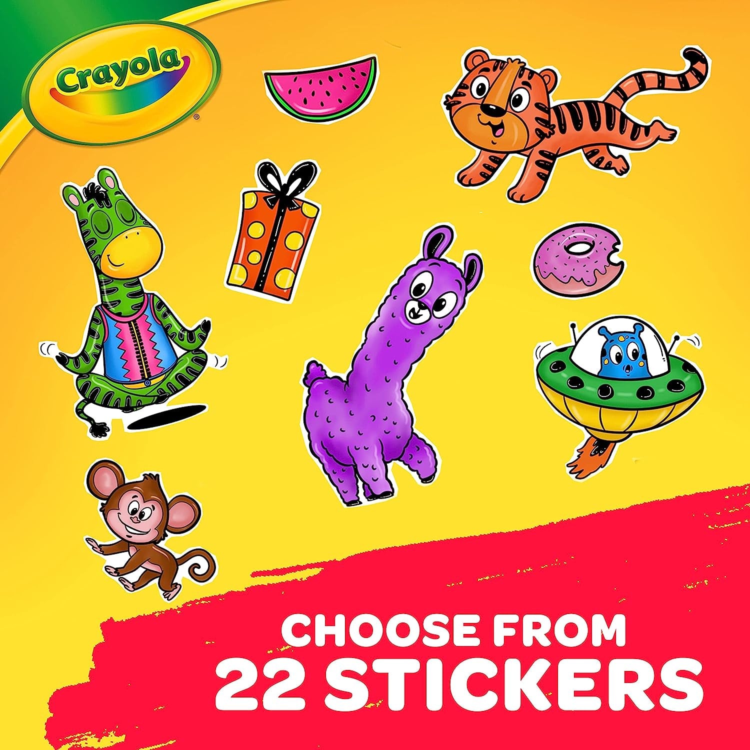 Crayola Alpha Pets Coloring Pages and Stickers, Number & Alphabet Coloring Book