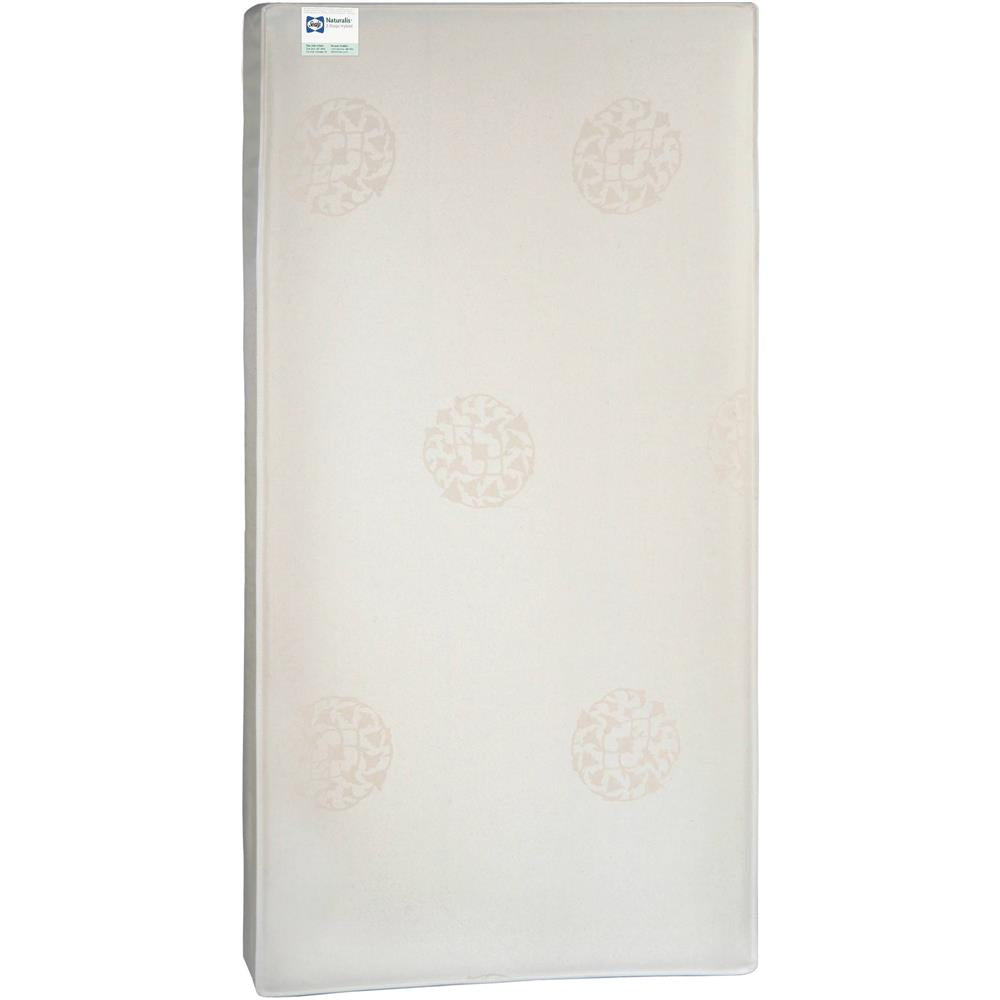 Sealy Baby Naturalis 2-Stage Dual Firmness Hybrid Waterproof Standard Toddler & Crib Mattress