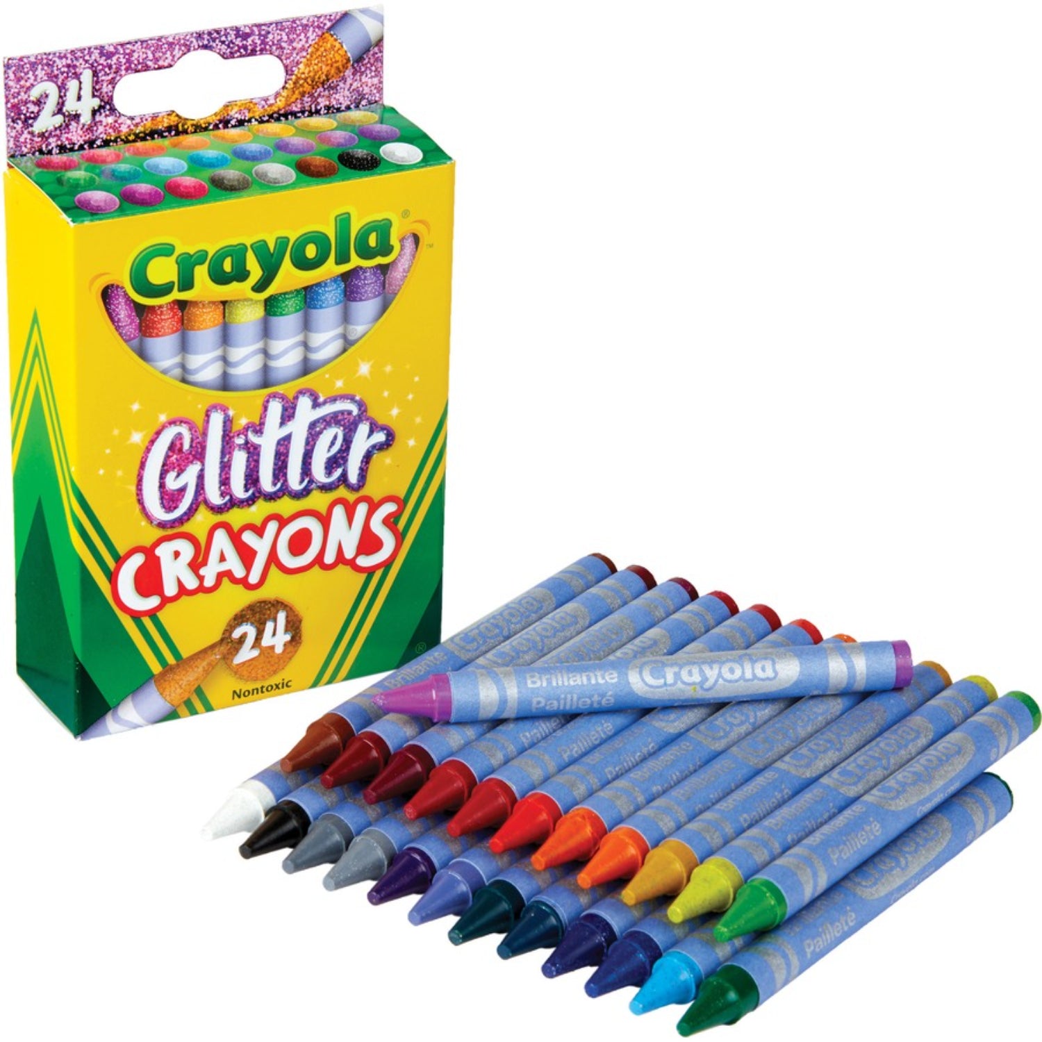 Crayola 24ct Glitter Crayons