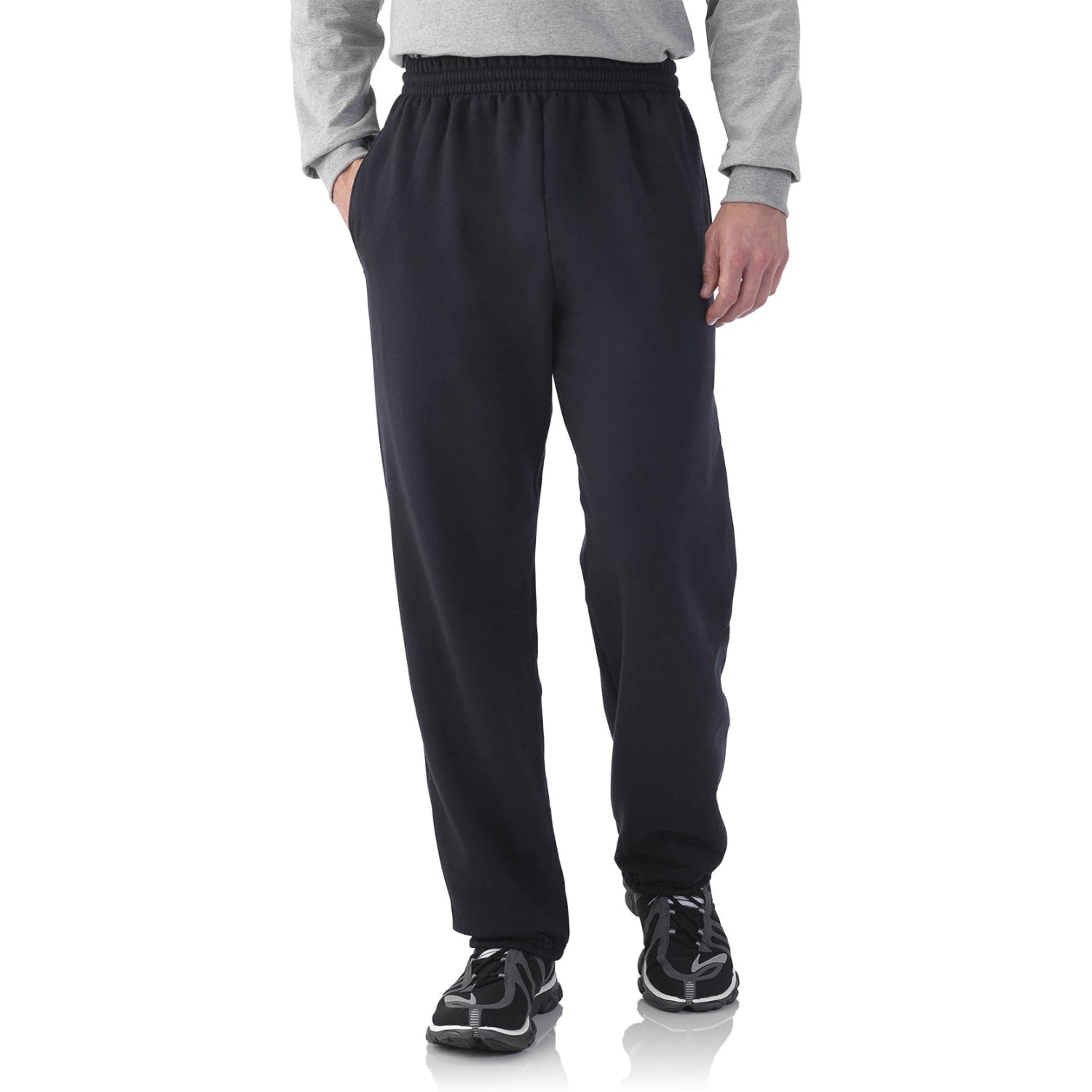 Fruit Of The Loom Mens XXL-4XL Elastic Bottom Fleece Jogger Sweatpant