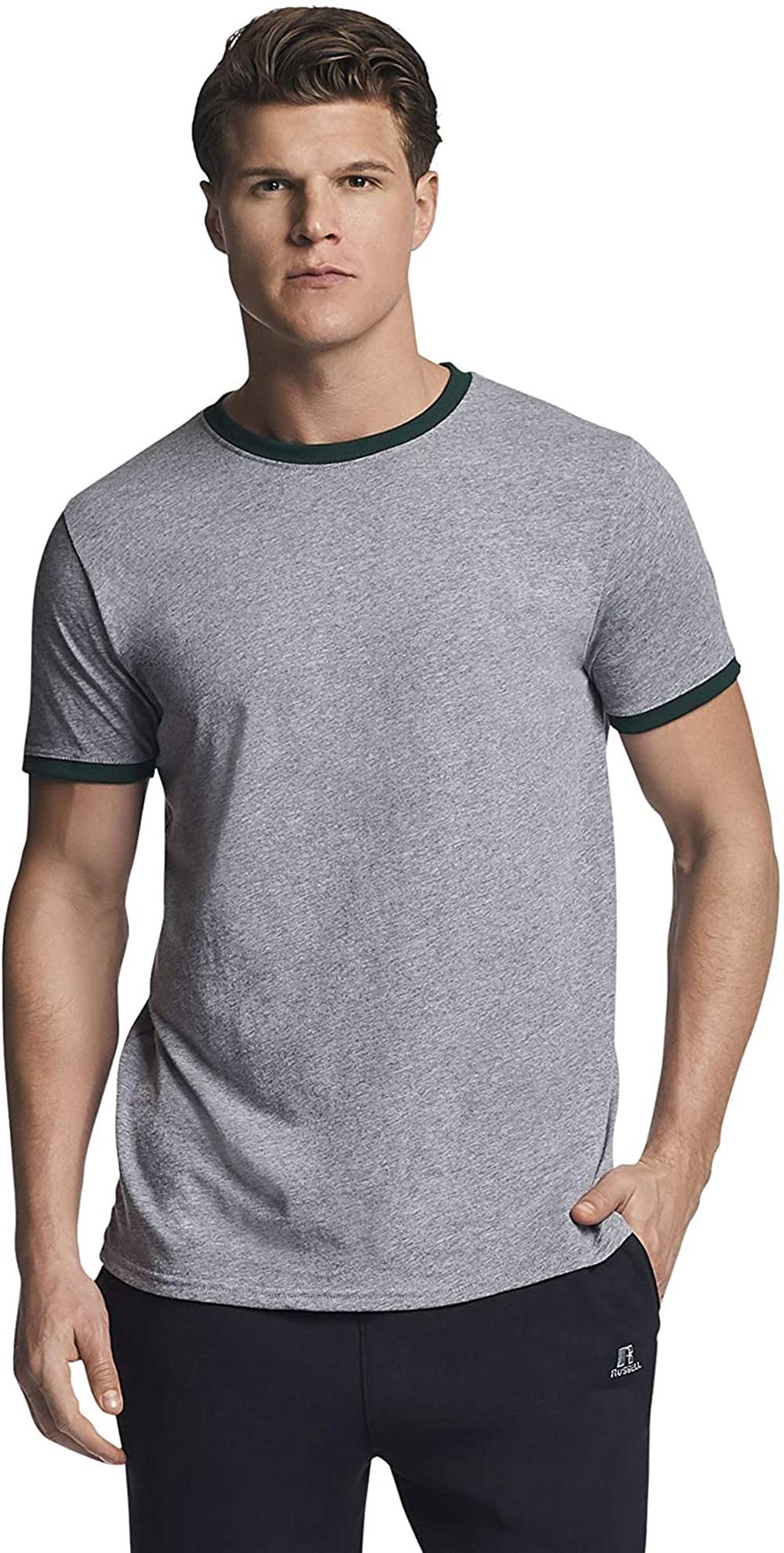 Russell Athletic Mens Performance Ringer T-Shirt