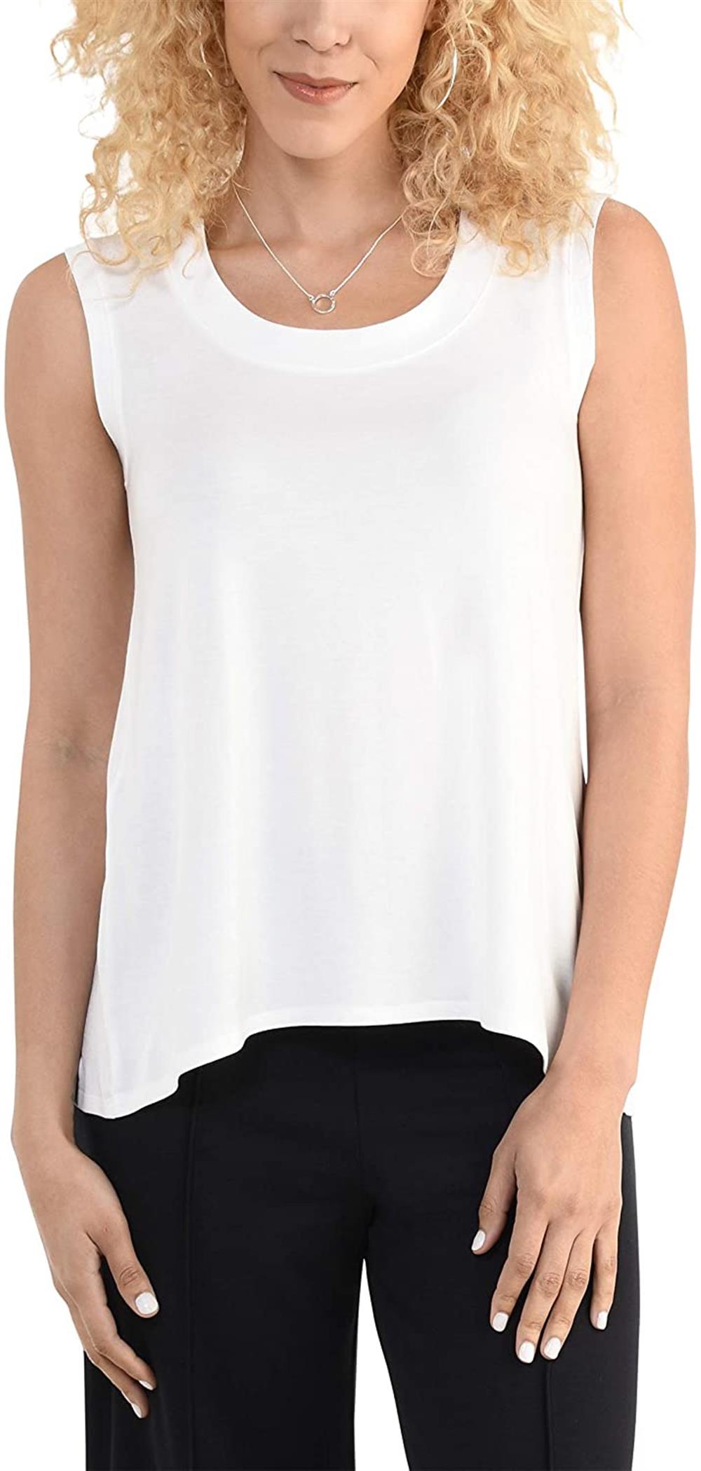 Seek No Further Womens Scoop Neck Shell Tank Top