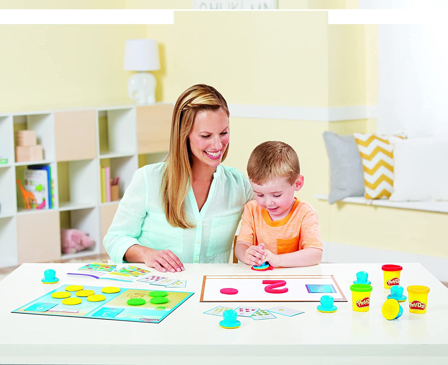 Play-Doh Shape and Learn Numbers and Counting