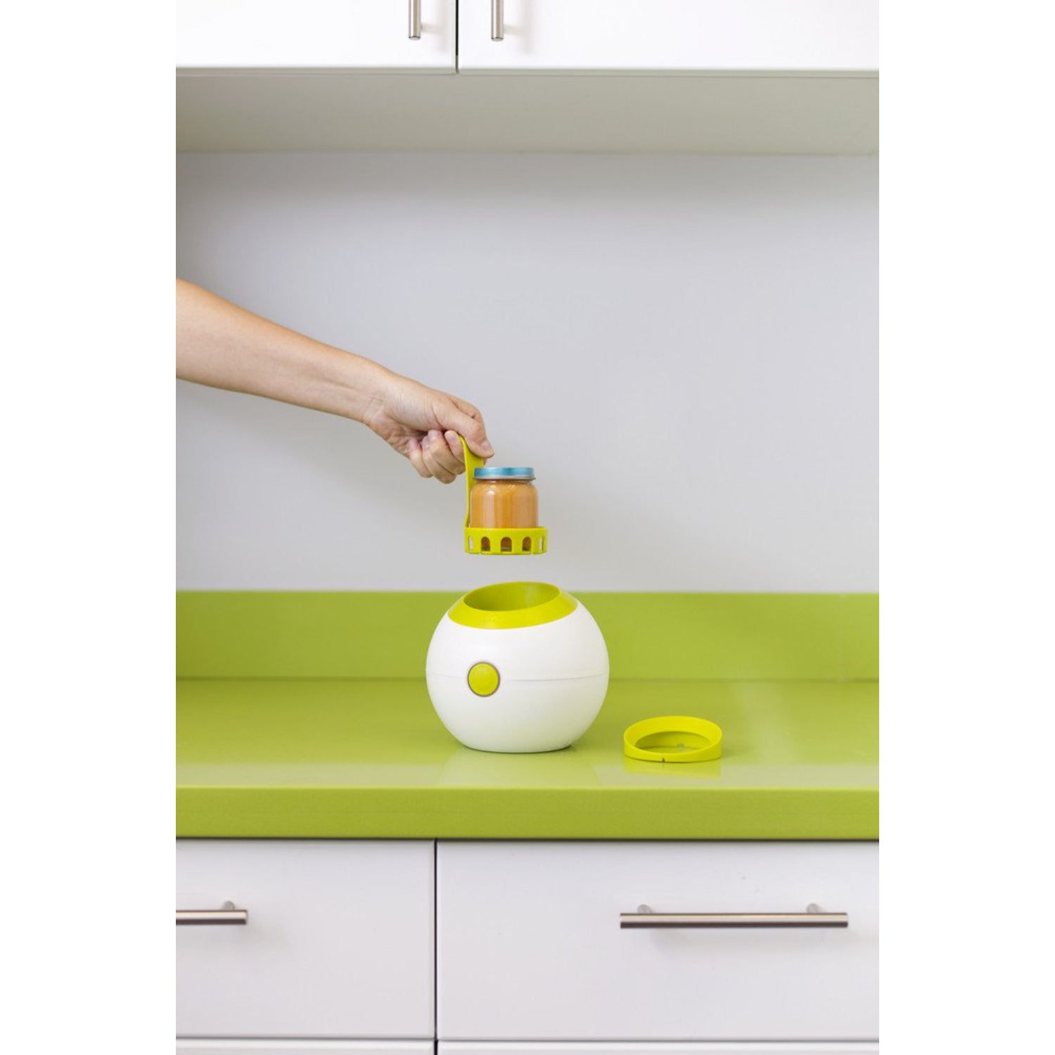 Boon Orb Baby Bottle Warmer, Green