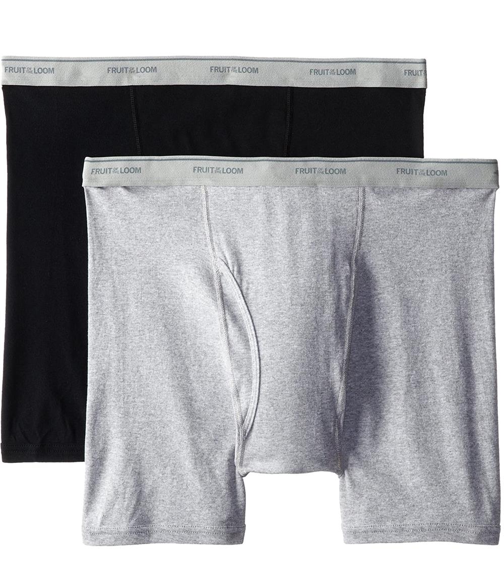 Fruit of the Loom Mens Boxer Brief, 2-Pack