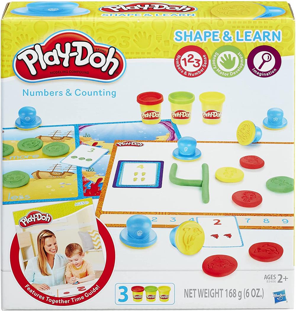 Play-Doh Shape and Learn Numbers and Counting