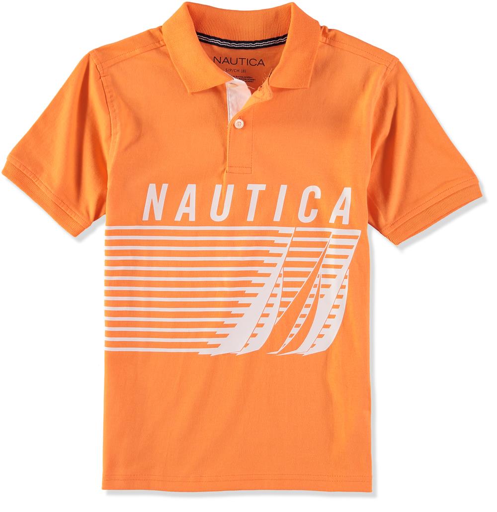 Nautica Boys 8-20 Sail Logo Polo