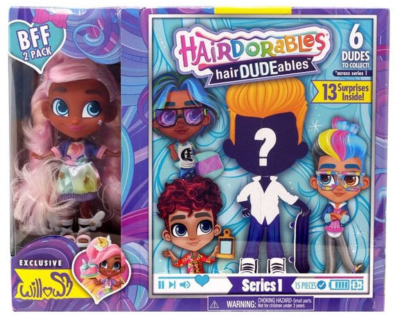 Hairdorables BFF Pack hairDUDEables Series 2