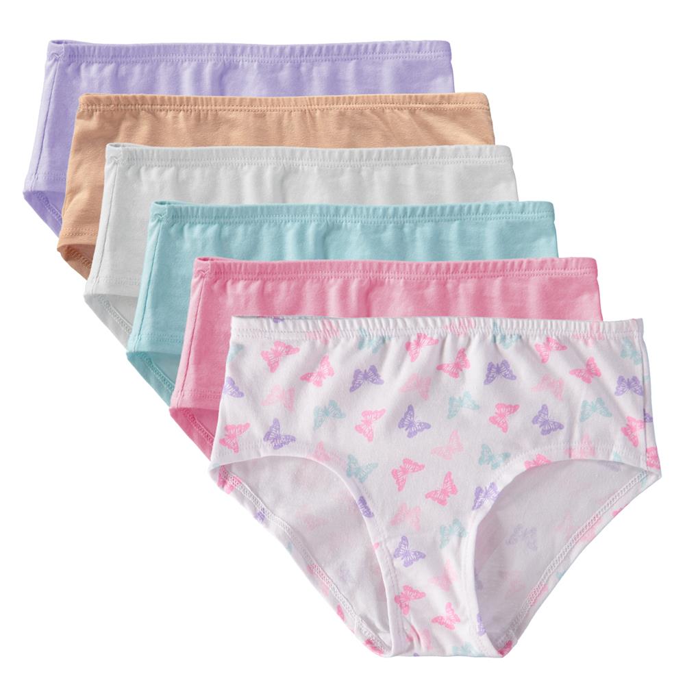 Cyndeelee Girls 7-16 Hipster Underwear, 6-Pack