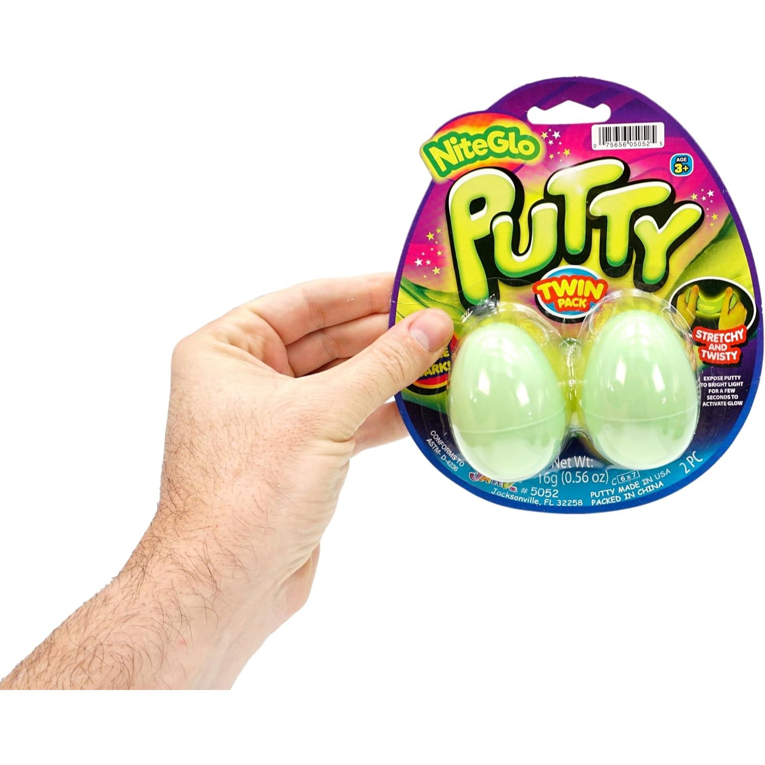 Ja-Ru Silly Putty 2-Pack, Assorted Colors