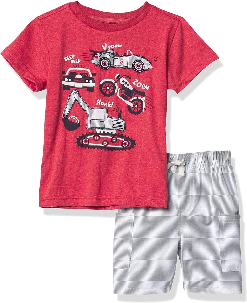 Kids Headquarters Boys 12-24 Months Auto Short Set