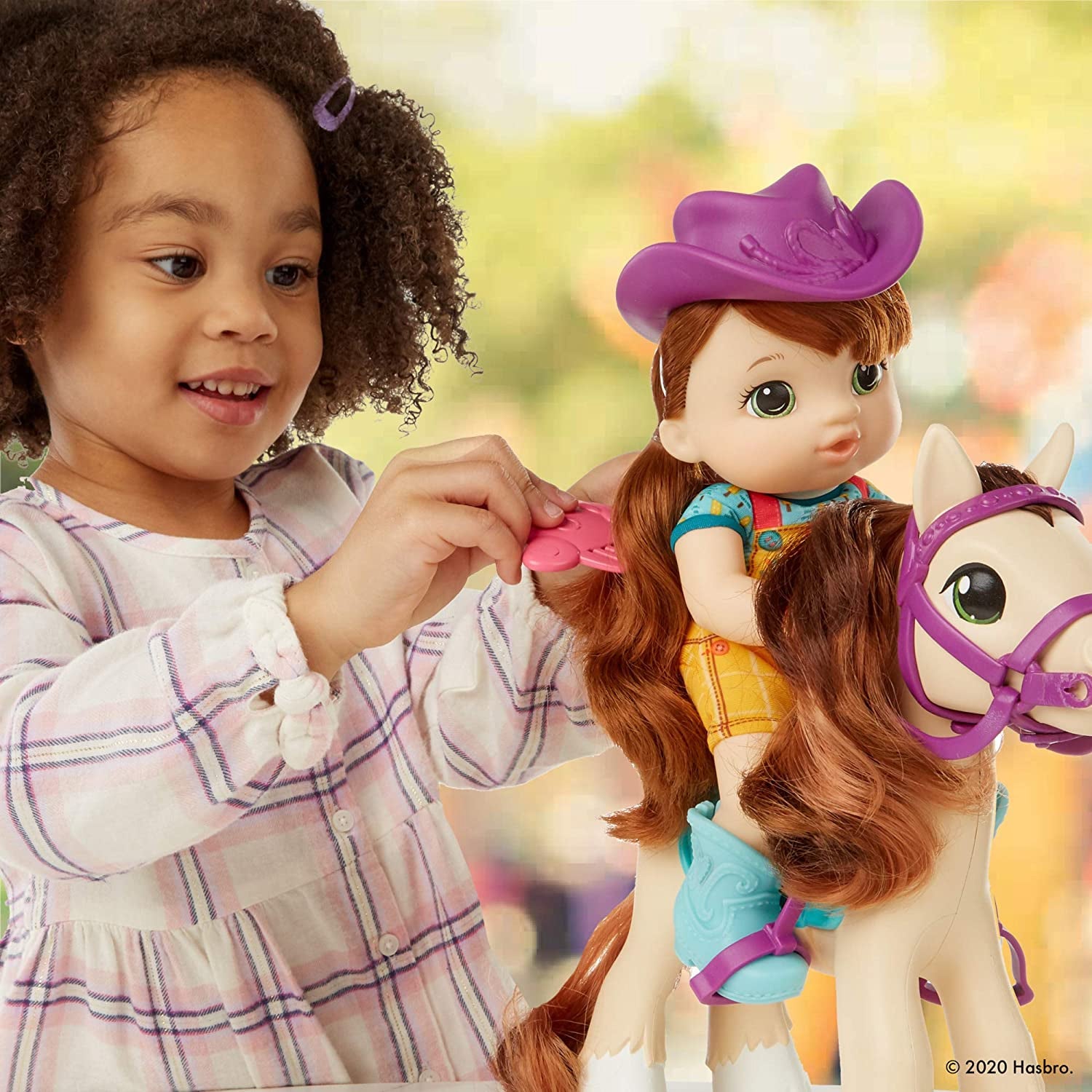 Littles by Baby Alive, Lil Pony Ride, Little Mandy Doll and Pony with Push-Stick