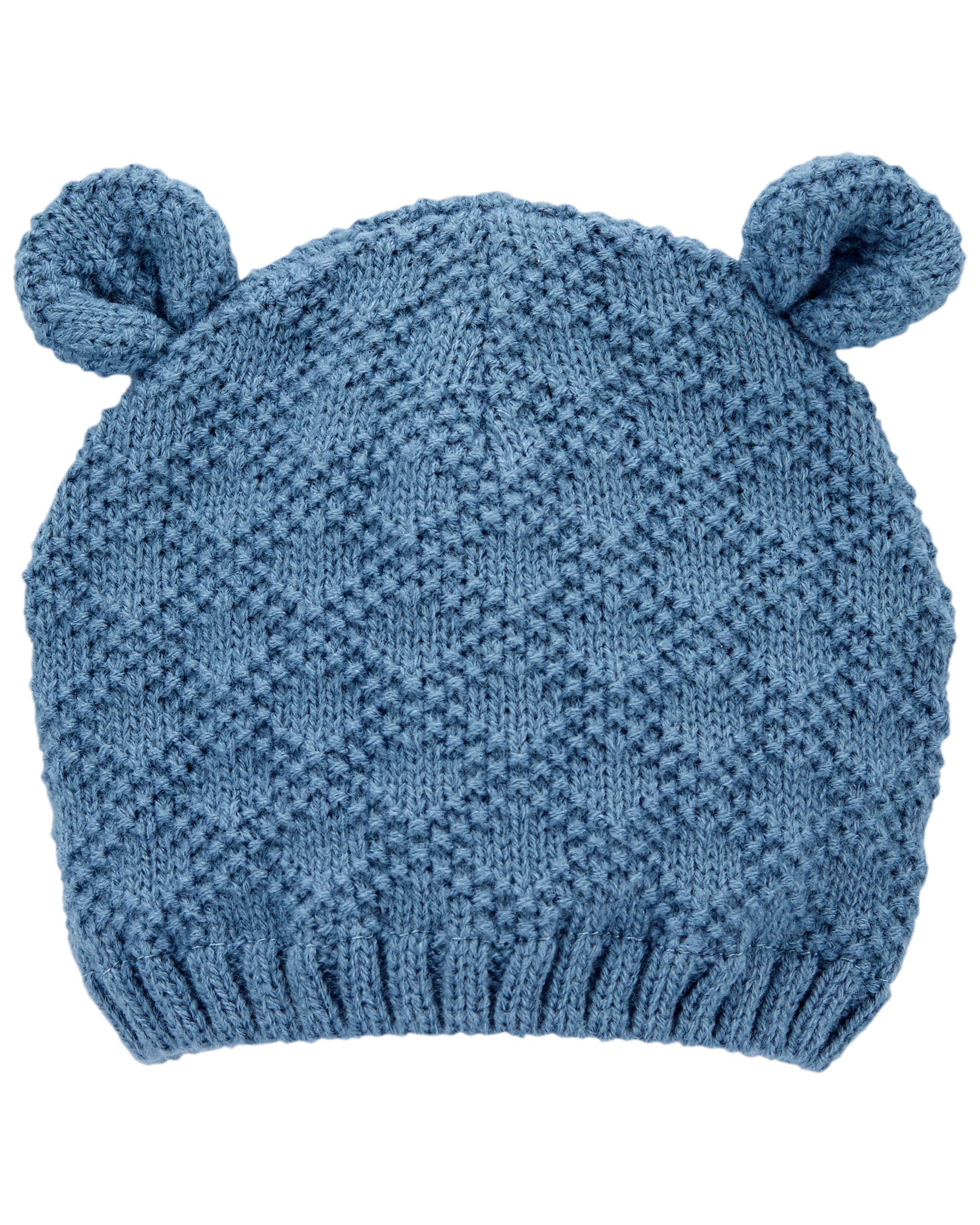 Carters Unisex Baby Bear Cap