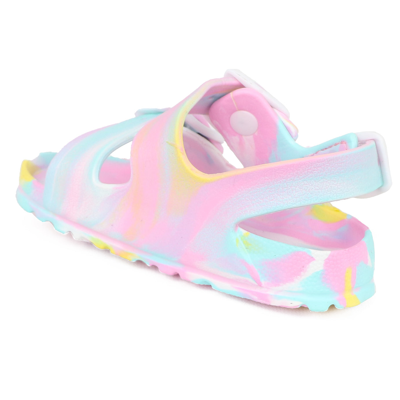 First Steps By Stepping Stones Baby and Infant Girl Sizes 4-6 Tie Dye Buckle Sandal