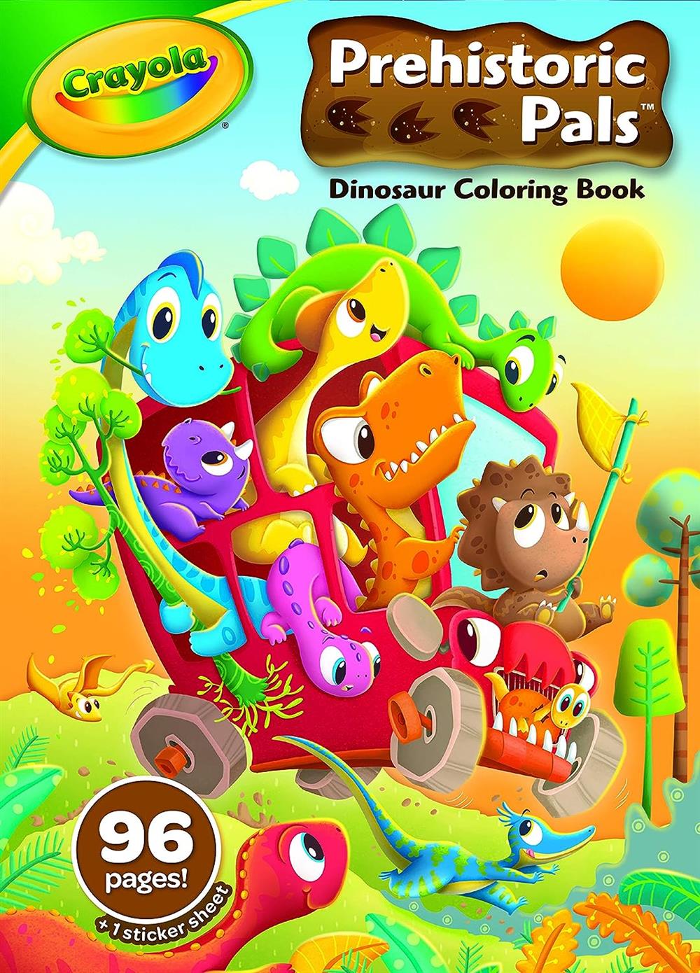 Crayola Dinosaur Coloring Book, 96 Coloring Pages