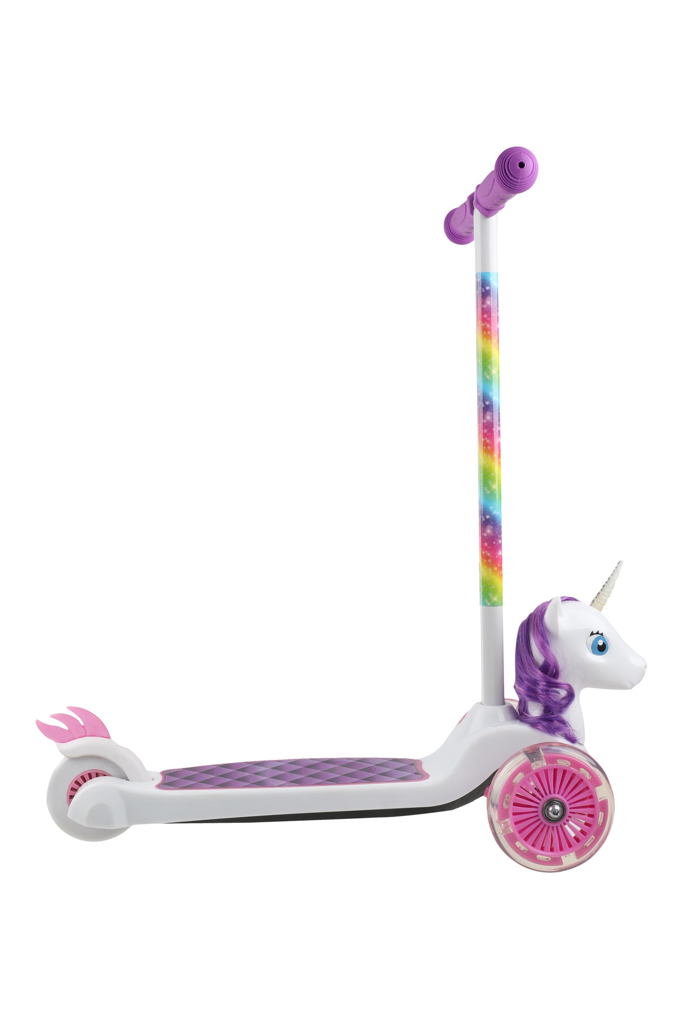 Dimensions Unicorn 3D Scooter with 3 Wheel Platform