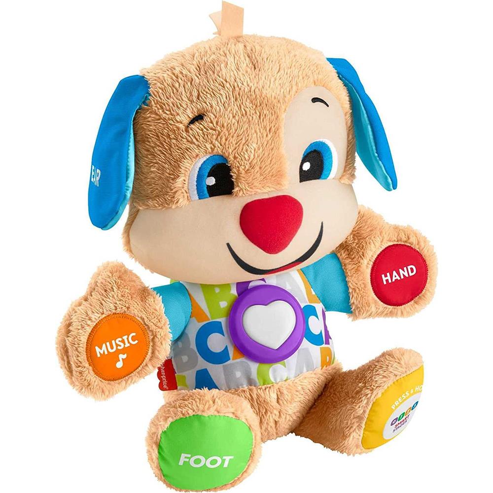 Fisher-Price Laugh & Learn Baby & Toddler Toy Smart Stages Puppy Interactive Plush Dog