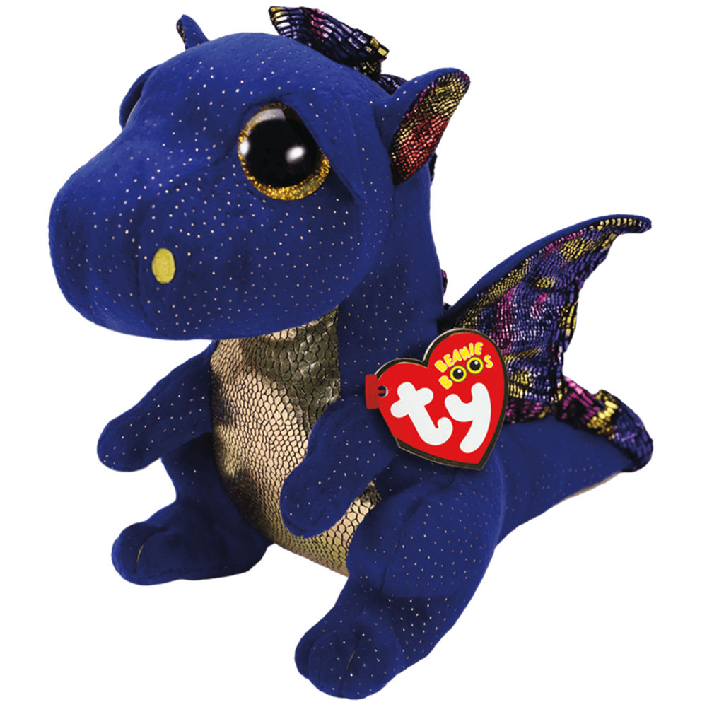 TY Saffire Blue Dragon Medium