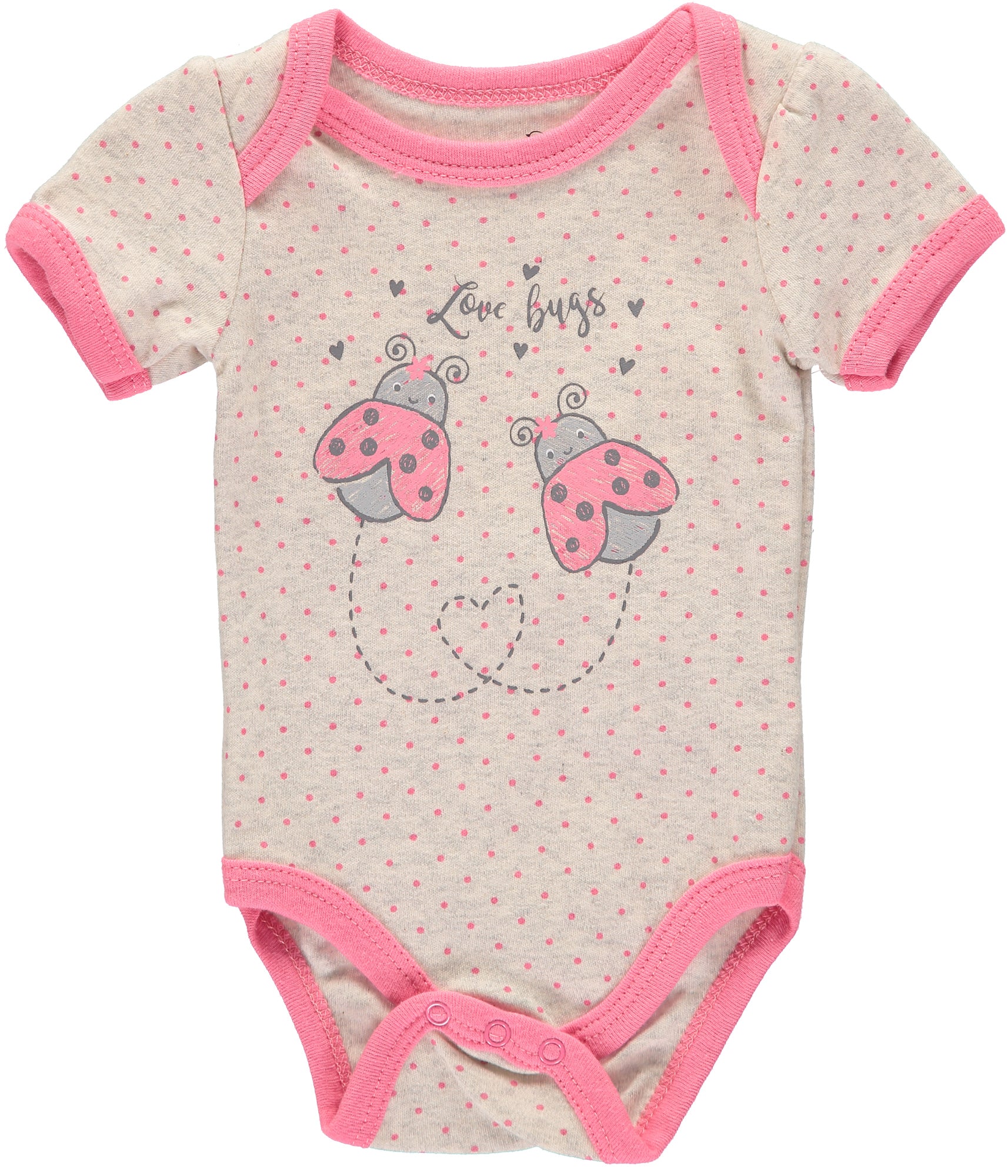 Duck Duck Goose Girls 0-9 Months Ladybug 4-Piece Set