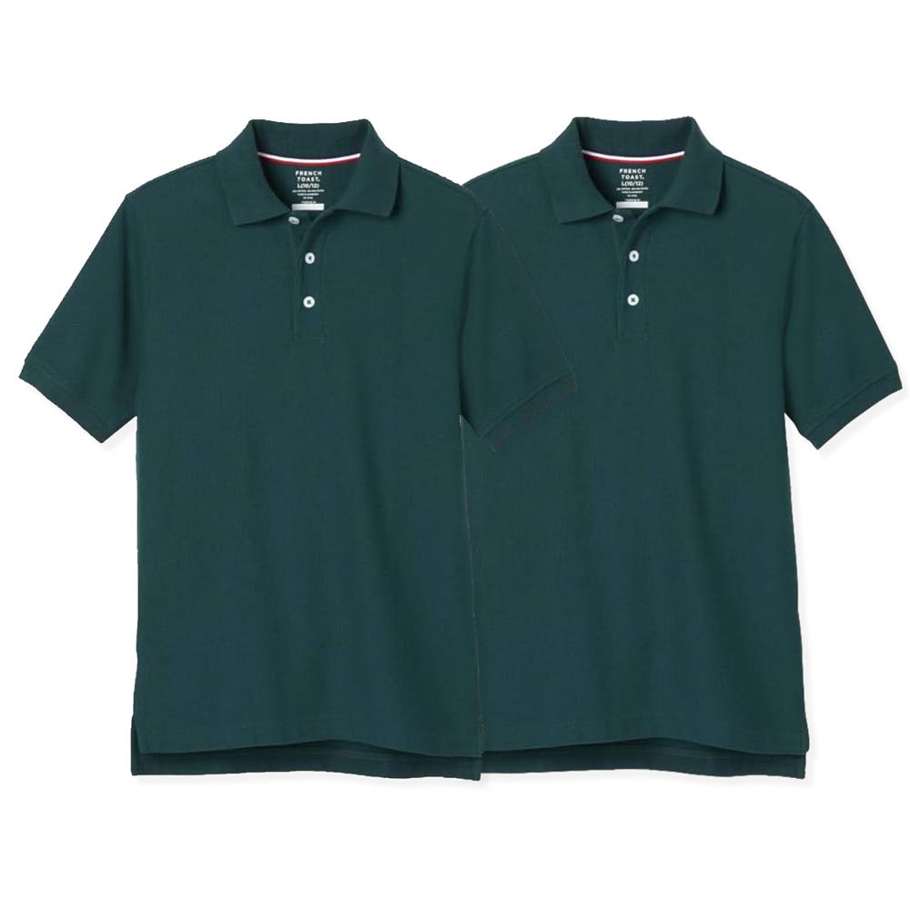 French Toast Boys 4-20 Short-Sleeve Pique Polo - 2 Pack