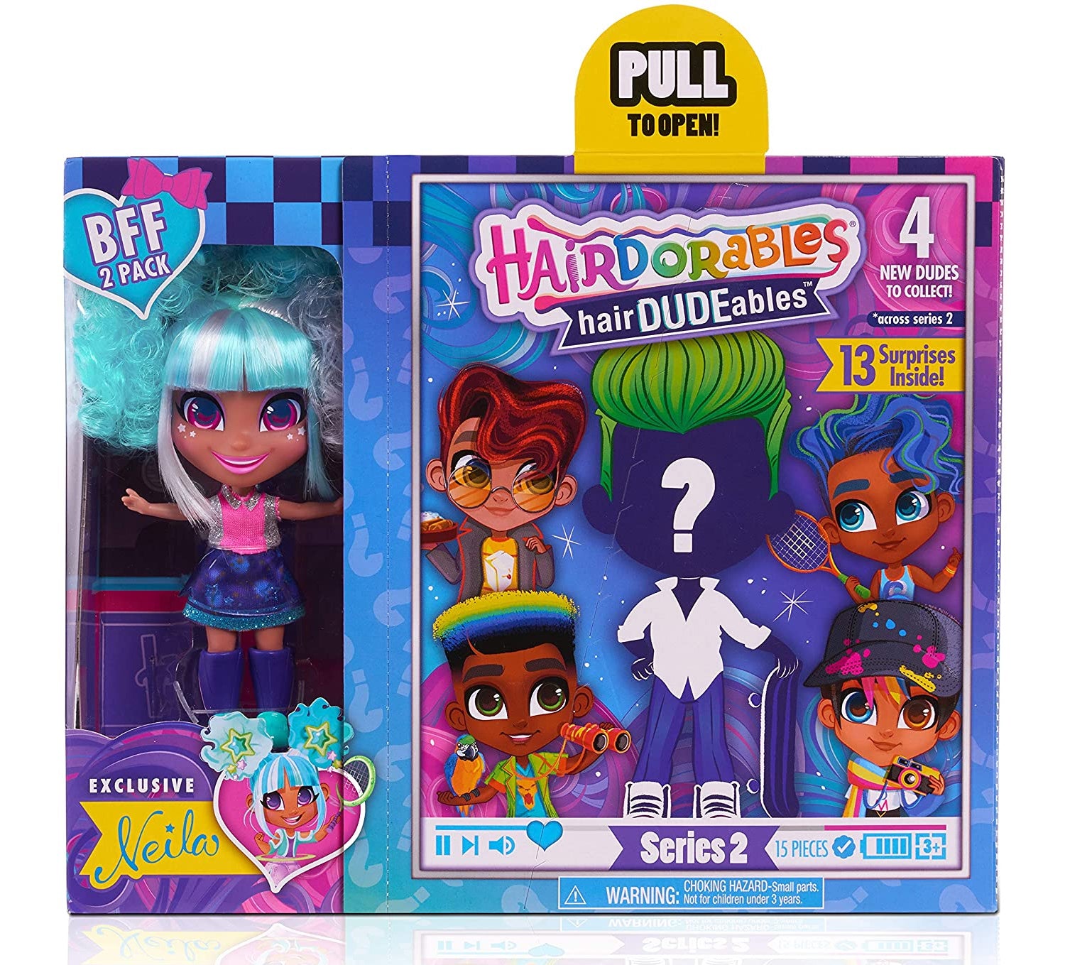 Hairdorables BFF Pack hairDUDEables Series 2