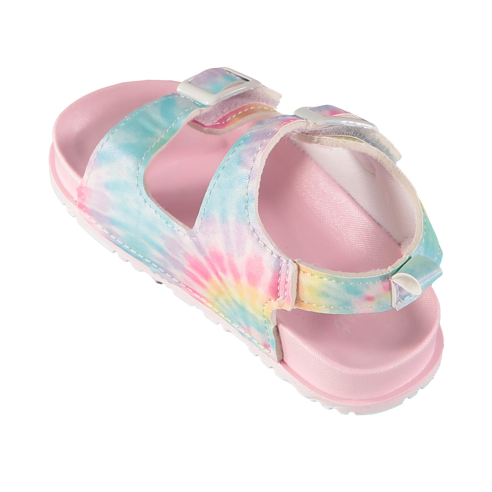 First Steps By Stepping Stones Baby Girls and Toddler Girls Tie Dye Slides Sandals