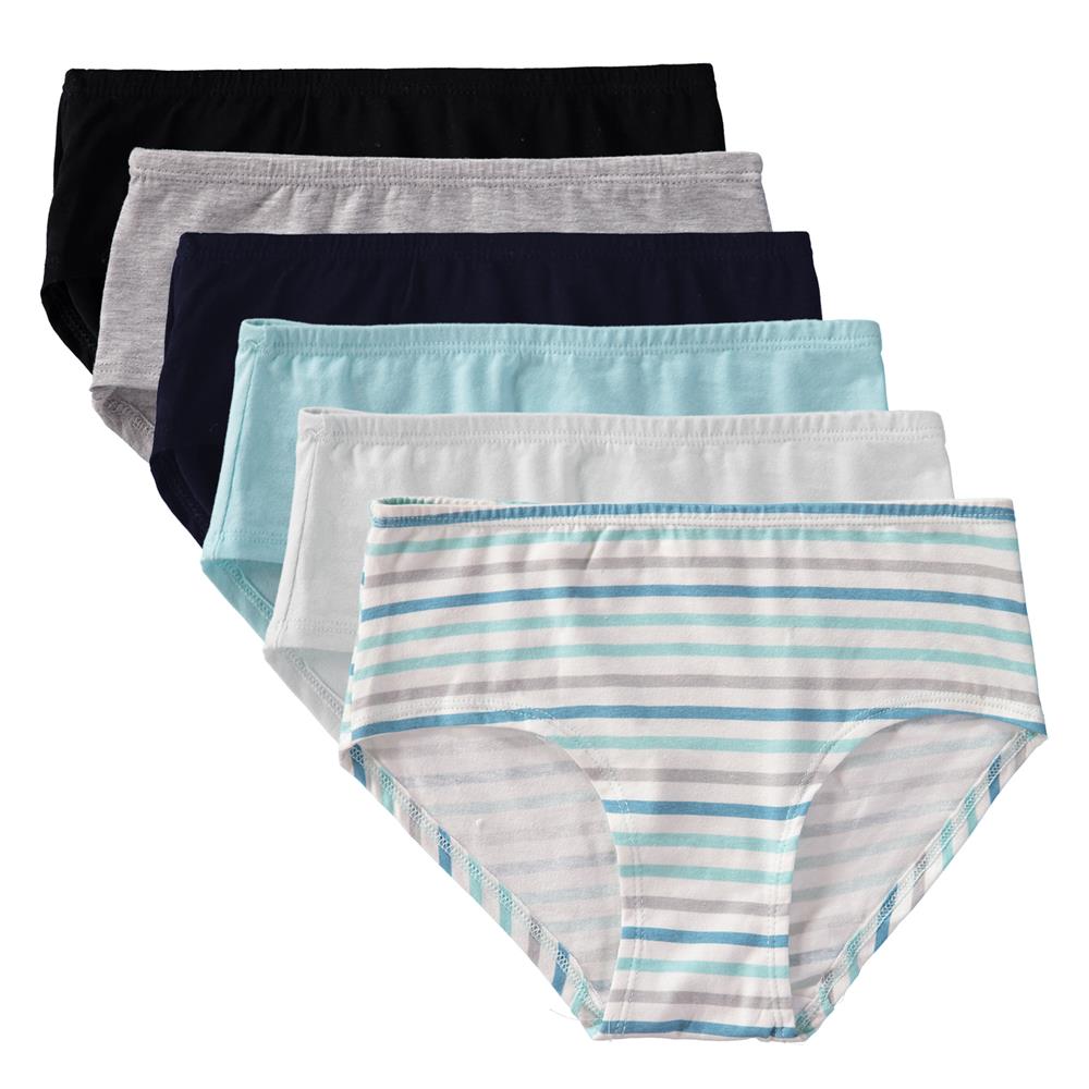 Cyndeelee Girls 7-16 Hipster Underwear, 6-Pack