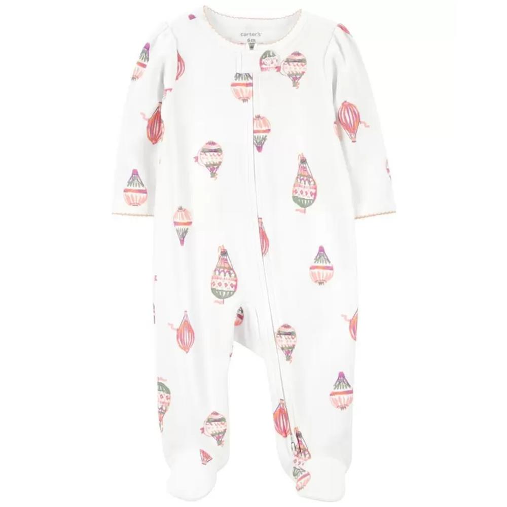 Carters Girls 0-9 Months Hot Air Balloon 2-Way Zip Sleep & Play