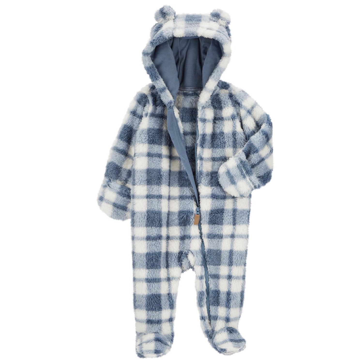 Carters Boys 0-24 Months Plaid Sherpa Pram