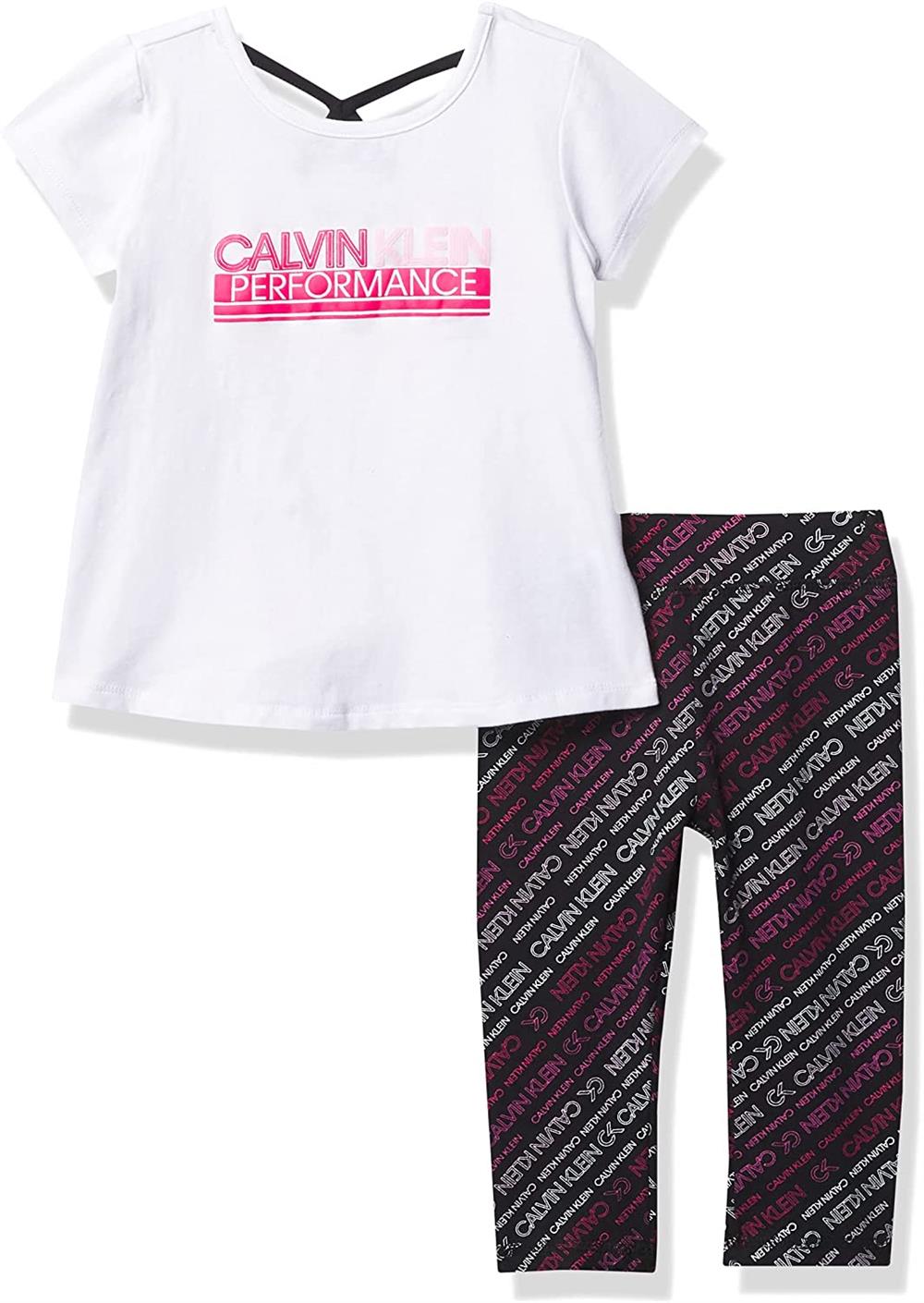 Calvin Klein Girls 4-6X Athletic Legging Set