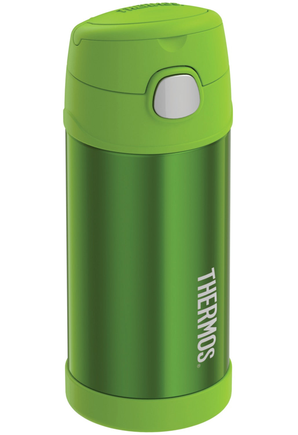 Thermos 12-Ounce Stainless Steel FUNtainer Bottle (Lime Green)