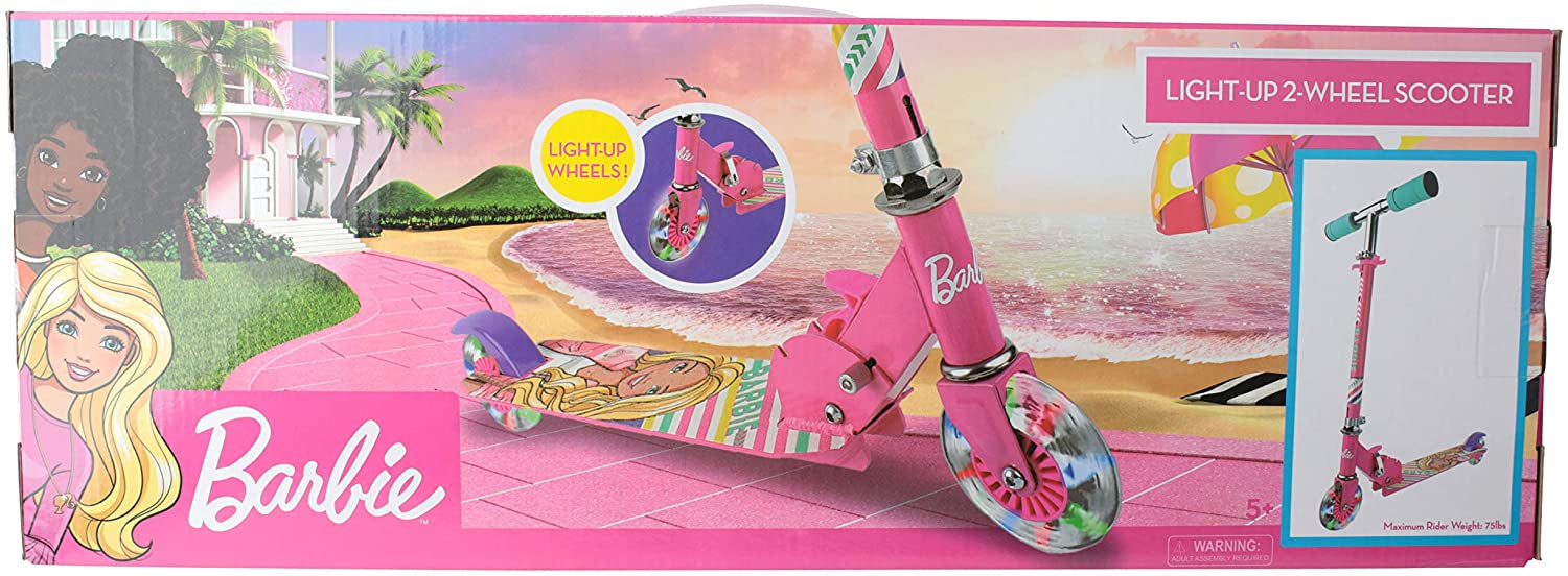 Barbie Light Up 2-Wheel Scooter