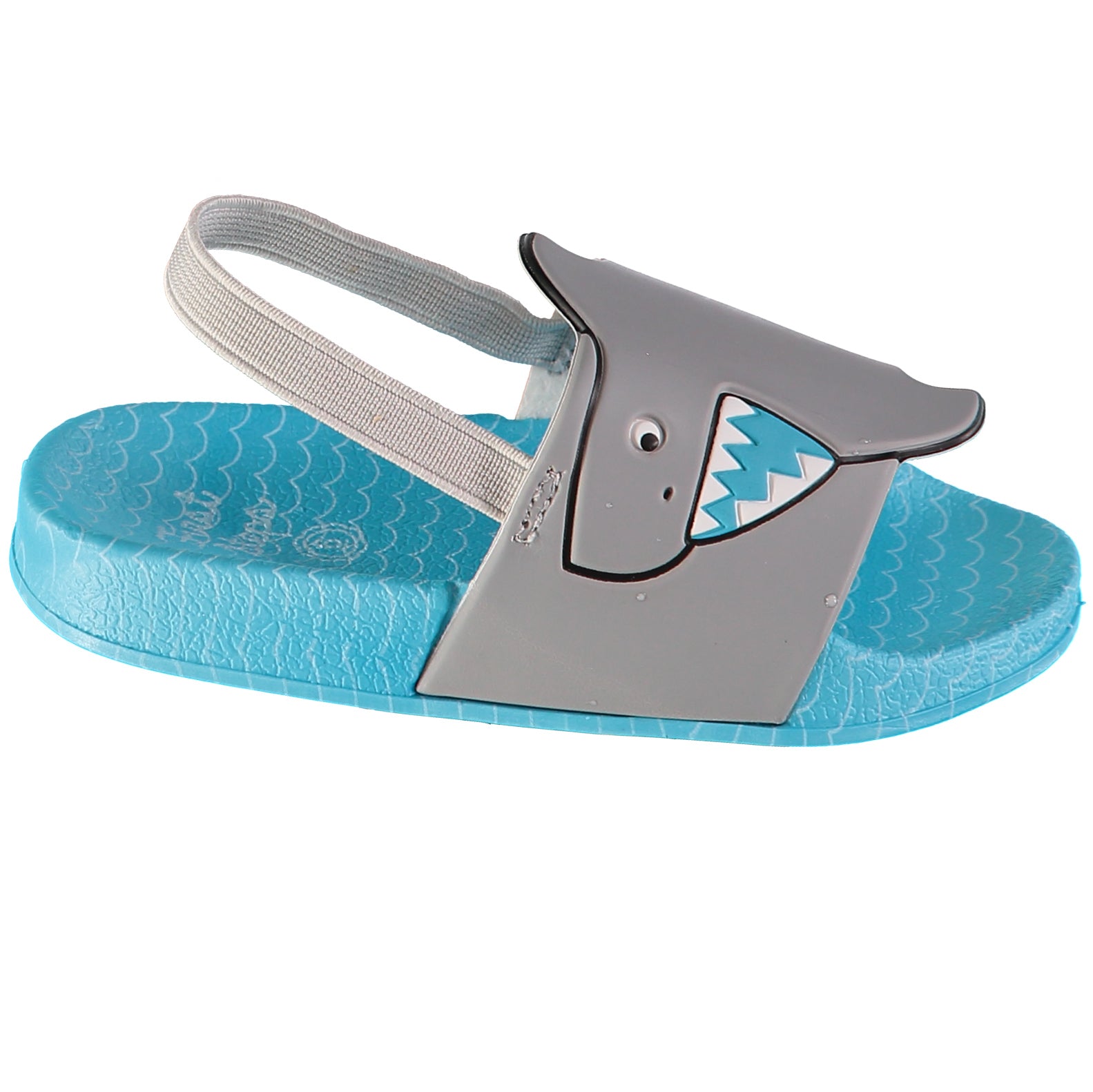 First Steps By Stepping Stones Baby Boys 9-24 Months Shark Slide Sandal