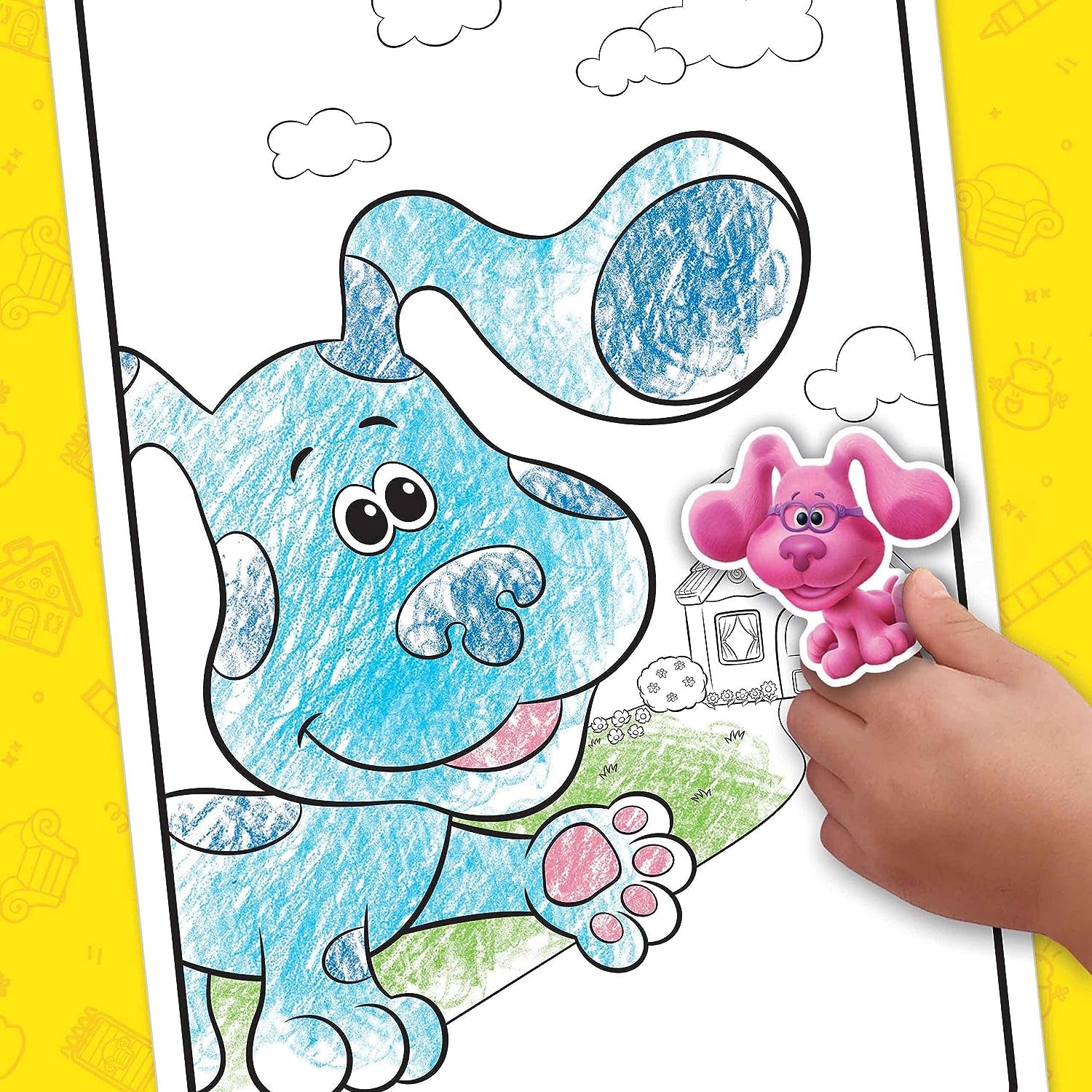 Crayola Blues Clues Coloring Book with Stickers, Gift for Kids, 96 Pages