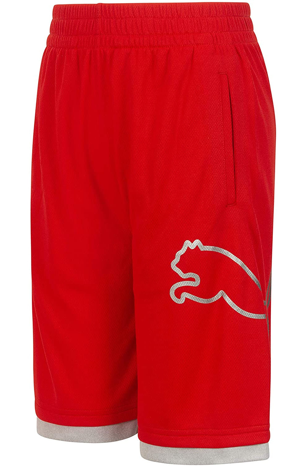 PUMA Boys 4-7 Alpha Pack Mesh Shorts