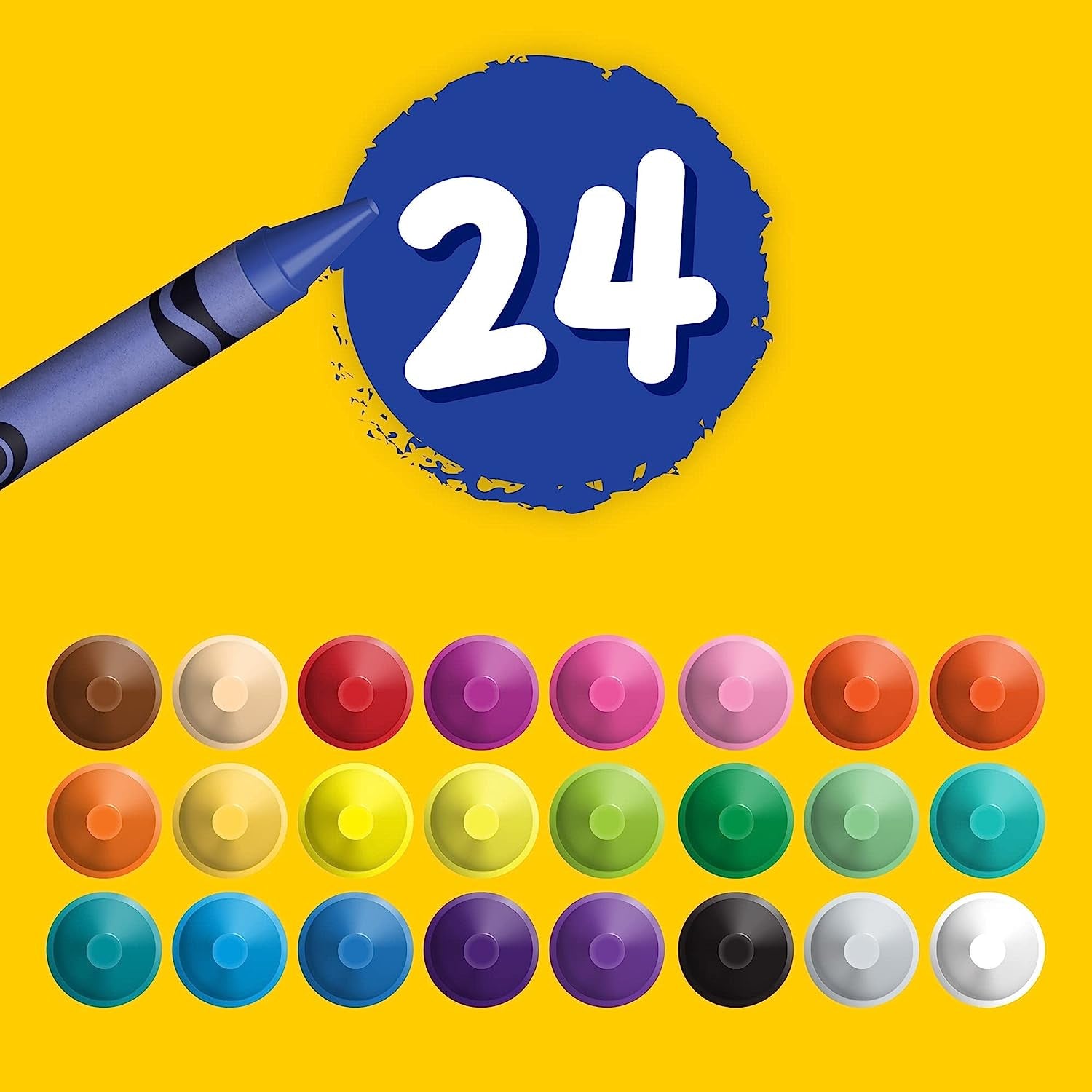 Crayola Washable Crayons 24 Count