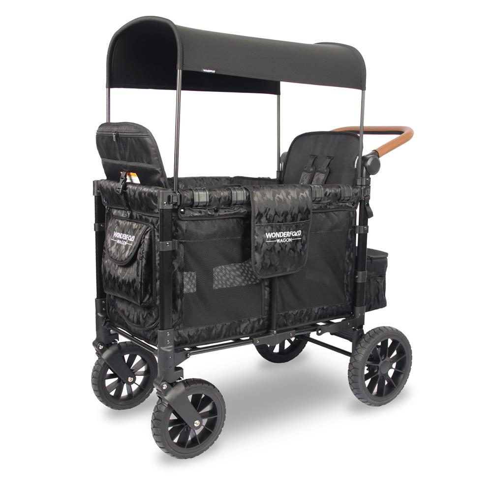 Wonderfold Wagon W4 Luxe Premium Push Double Stroller